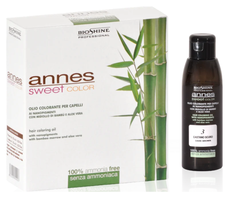 La confezione e il flacone di Annes Sweet Color di Bioshine